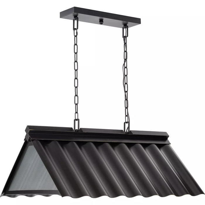 Progress Lighting 94550119108 Point Dume-Edgecliff 3 Light 60W Outdoor Pendant Medium Base Oil Rubbed Bronze (P550119-108)