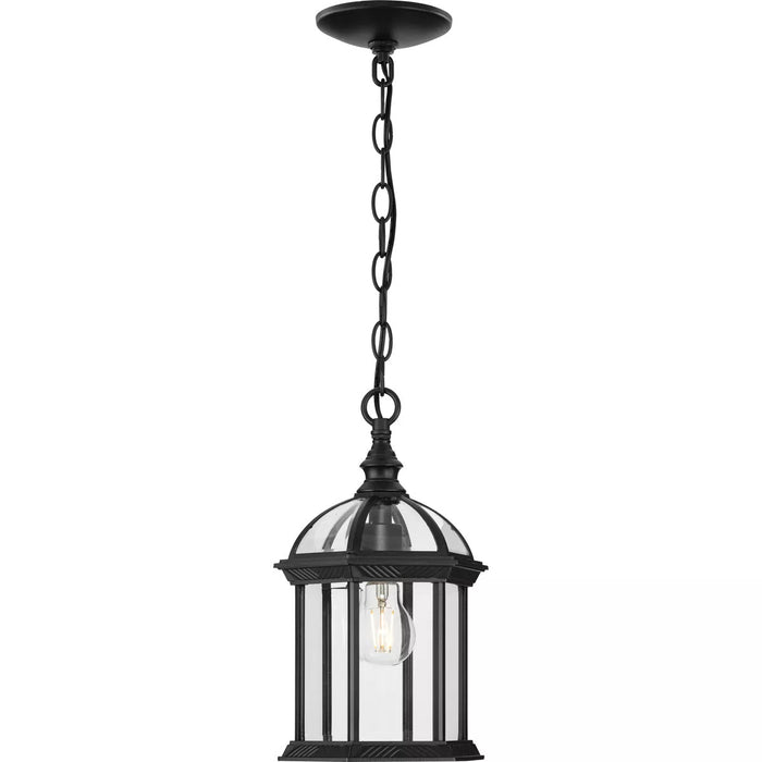 Progress Lighting 94550122031 Dillard 1 60W Outdoor Hanging Lantern Medium Base Black (P550122-031)