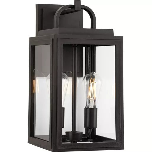 Progress Lighting 94560176020 Grandbury 2 Light 75W Outdoor Wall Lantern Medium Base Antique Bronze (P560176-020)