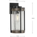 Progress Lighting 9456028231M Whitmire 1 Light 60W Outdoor Wall Lantern Medium Base Matte Black (P560282-31M)