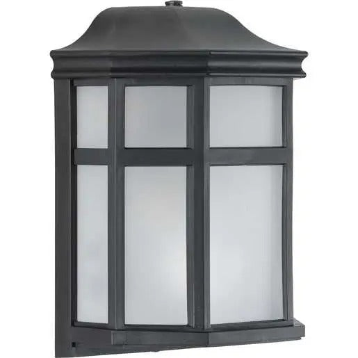 Progress Lighting 94560283031PC Milford Non-Metallic Lantern 1 Light 60W Outdoor Wall Lantern Medium Base Black (P560283-031-PC)