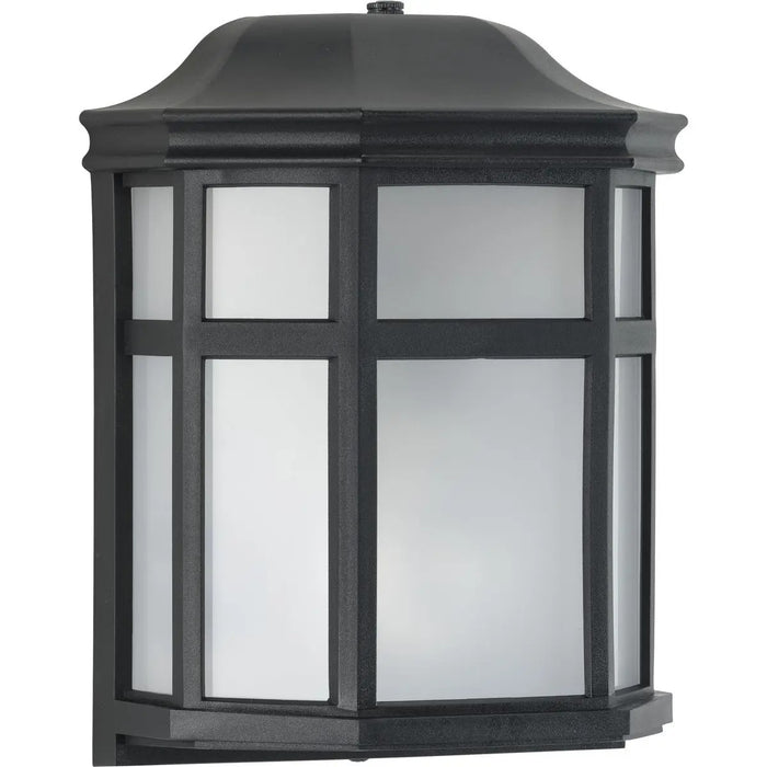 Progress Lighting 94560283031PC Milford Non-Metallic Lantern 1 Light 60W Outdoor Wall Lantern Medium Base Black (P560283-031-PC)