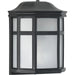 Progress Lighting 94560283031PC Milford Non-Metallic Lantern 1 Light 60W Outdoor Wall Lantern Medium Base Black (P560283-031-PC)