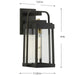 Progress Lighting 94560286020 Walcott 1 Light 60W Outdoor Wall Lantern Medium Base Antique Bronze (P560286-020)