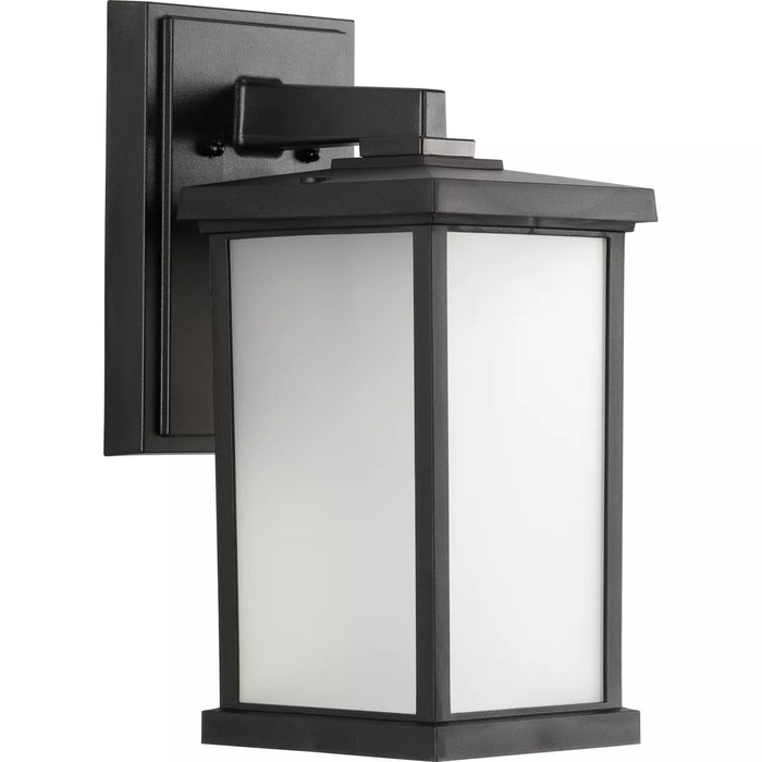 Progress Lighting 94560289031 Trafford Non-Metallic Lantern 1 Light 60W Outdoor Wall Lantern Medium Base Black (P560289-031)