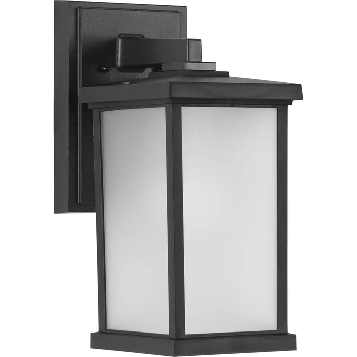 Progress Lighting 94560289031 Trafford Non-Metallic Lantern 1 Light 60W Outdoor Wall Lantern Medium Base Black (P560289-031)