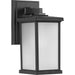 Progress Lighting 94560289031 Trafford Non-Metallic Lantern 1 Light 60W Outdoor Wall Lantern Medium Base Black (P560289-031)