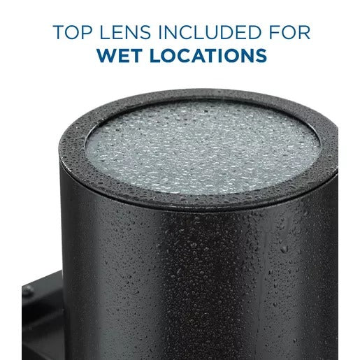 Progress Lighting 94560290020 Wet Location 2 Light 5 Inch Round Cylinder 75W PAR30/BR30 Antique Bronze (P560290-020)