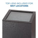 Progress Lighting 9456029502030 Wet Location 6 Inch LED Square Cylinder Antique Bronze (P560295-020-30)