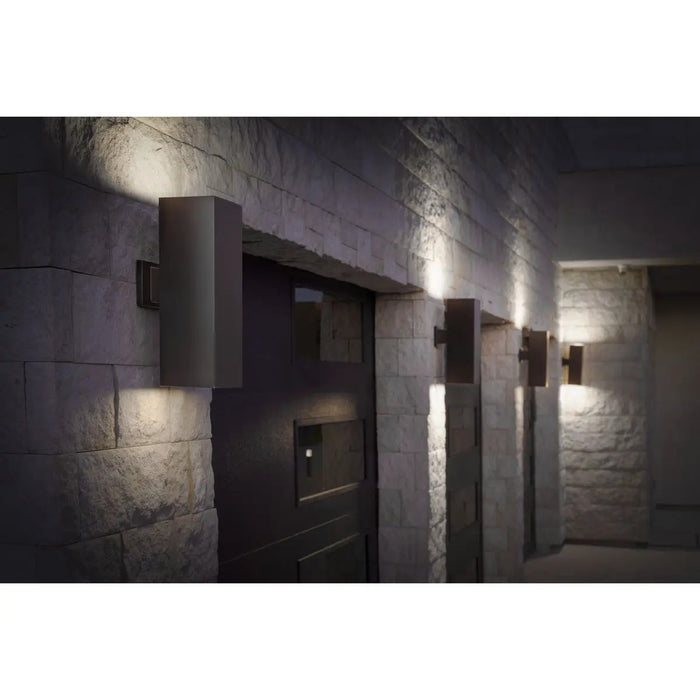 Progress Lighting 9456029502030 Wet Location 6 Inch LED Square Cylinder Antique Bronze (P560295-020-30)