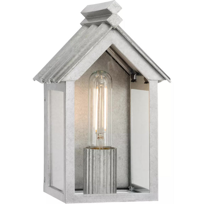 Progress Lighting 94560302141 Point Dume-Dunemere 1 Light 60W Outdoor Wall Lantern Medium Base Galvanized Finish (P560302-141)