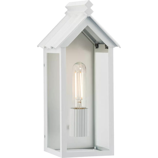 Progress Lighting 94560303192 Point Dume-Dunemere 1 Light 60W Outdoor Wall Lantern Medium Base Shelter White (P560303-192)