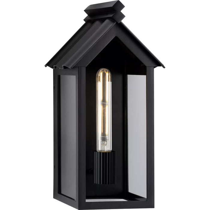 Progress Lighting 9456030431M Point Dume-Dunemere 1 Light 60W Outdoor Wall Lantern Medium Base Matte Black (P560304-31M)