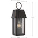 Progress Lighting 94560305108 Point Dume-Hook Pond 1 Light 60W Outdoor Wall Lantern Medium Base Oil Rubbed Bronze (P560305-108)