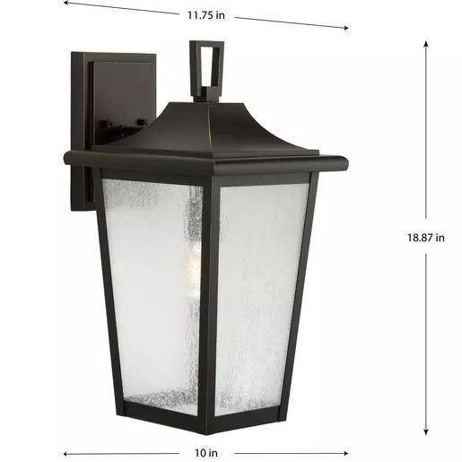 Progress Lighting 94560309020 Padgett 1 Light 100W Outdoor Wall Lantern Medium Base Antique Bronze (P560309-020)