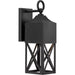 Progress Lighting 94560316031 Birkdale 1 Light 100W Outdoor Wall Lantern Medium Base Black (P560316-031)