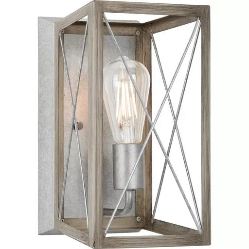 Progress Lighting 94710012141 Briarwood 1 Light Medium Base 100W Wall Sconce Medium Base Galvanized Finish (P710012-141)