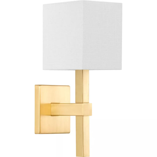 Progress Lighting 94710016012 Metro 1 Light 60W Wall Sconce Candelabra Base Satin Brass (P710016-012)