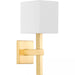 Progress Lighting 94710016012 Metro 1 Light 60W Wall Sconce Candelabra Base Satin Brass (P710016-012)