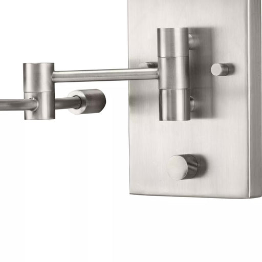Progress Lighting 94710104009 Carrick 1 Light Medium Base 60W Wall Light Medium Base Brushed Nickel (P710104-009)