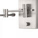 Progress Lighting 94710104009 Carrick 1 Light Medium Base 60W Wall Light Medium Base Brushed Nickel (P710104-009)