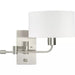 Progress Lighting 94710104009 Carrick 1 Light Medium Base 60W Wall Light Medium Base Brushed Nickel (P710104-009)