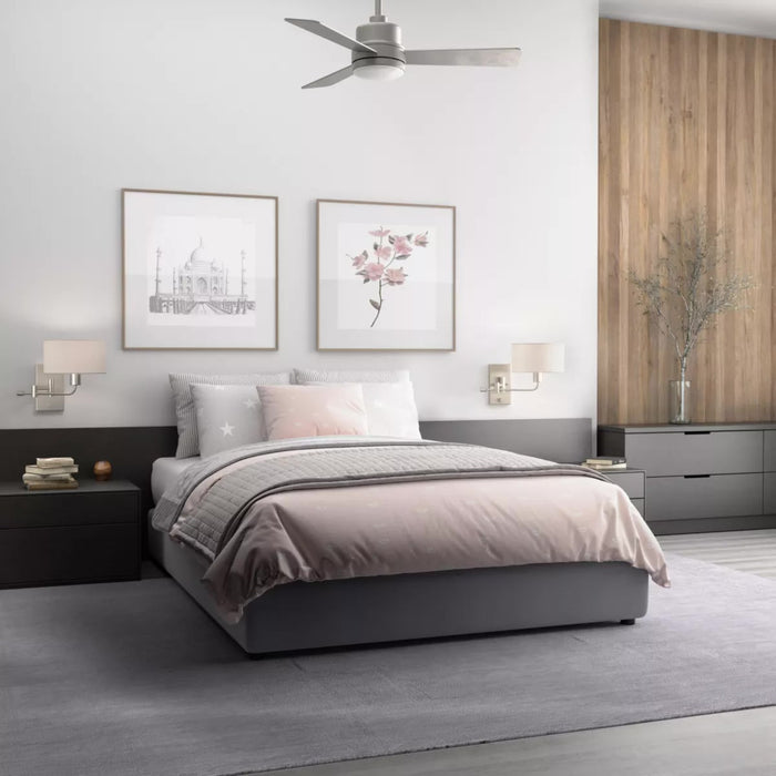 Progress Lighting 94710104009 Carrick 1 Light Medium Base 60W Wall Light Medium Base Brushed Nickel (P710104-009)