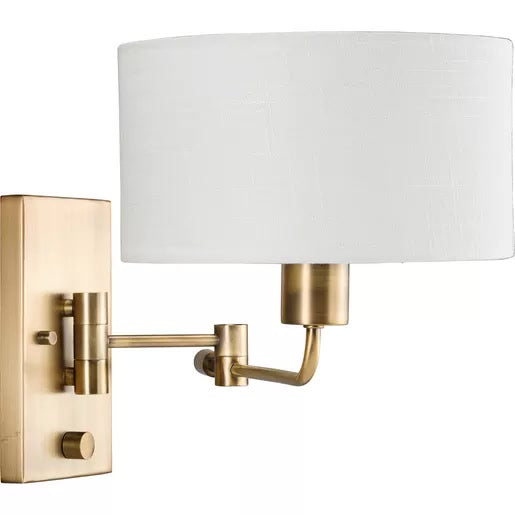 Progress Lighting 94710104163 Carrick 1 Light Medium Base 60W Wall Light Medium Base Vintage Brass (P710104-163)