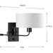 Progress Lighting 9471010431M Carrick 1 Light Medium Base 60W Wall Light Medium Base Matte Black (P710104-31M)