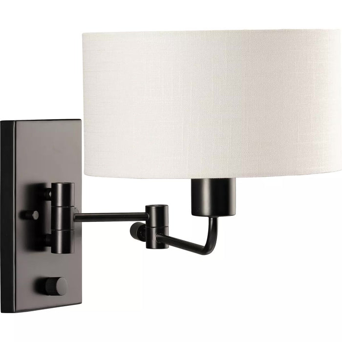 Progress Lighting 9471010431M Carrick 1 Light Medium Base 60W Wall Light Medium Base Matte Black (P710104-31M)