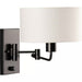 Progress Lighting 9471010431M Carrick 1 Light Medium Base 60W Wall Light Medium Base Matte Black (P710104-31M)