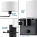 Progress Lighting 9471010431M Carrick 1 Light Medium Base 60W Wall Light Medium Base Matte Black (P710104-31M)