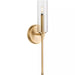 Progress Lighting 94710106163 Elara 1 Light 60W Wall Light Candelabra Base Vintage Brass (P710106-163)