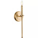 Progress Lighting 94710106163 Elara 1 Light 60W Wall Light Candelabra Base Vintage Brass (P710106-163)