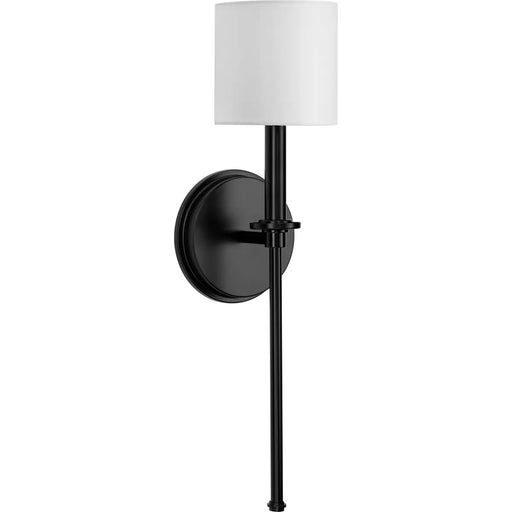Progress Lighting 9471010631M Elara 1 Light 60W Wall Light Candelabra Base Matte Black (P710106-31M)