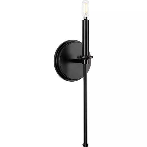 Progress Lighting 9471010631M Elara 1 Light 60W Wall Light Candelabra Base Matte Black (P710106-31M)