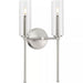 Progress Lighting 94710107009 Elara 2 Light 60W Wall Light Candelabra Base Brushed Nickel (P710107-009)