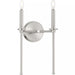Progress Lighting 94710107009 Elara 2 Light 60W Wall Light Candelabra Base Brushed Nickel (P710107-009)