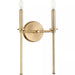 Progress Lighting 94710107163 Elara 2 Light 60W Wall Light Candelabra Base Vintage Brass (P710107-163)