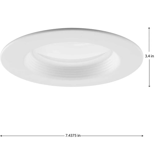 Progress Lighting 9480002102830 Intrinsic 6 Inch LED Recessed Trim 1000Lm Satin White (P800021-028-30)