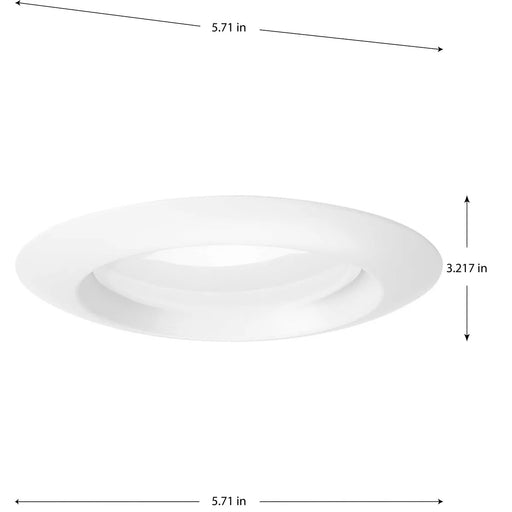 Progress Lighting 94800022028CS Intrinsic 4 Inch Eyeball Recessed Trim Satin White (P800022-028-CS)