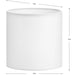 Progress Lighting 94860059000 Elara White Linen Shade (P860059-000)