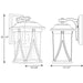 Progress Lighting Abbott Collection One-Light Large Wall Lantern (P560115-020)