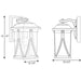 Progress Lighting Abbott Collection One-Light Medium Wall Lantern (P560114-020)