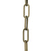 Progress Lighting Accessory Chain -10 Foot Of 9 Gauge Chain In Aged Brass (P8757-161)