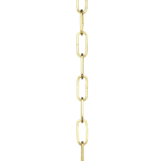 Progress Lighting Accessory Chain -10 Foot Of 9 Gauge Chain In Brushed Brass (P8757-160)