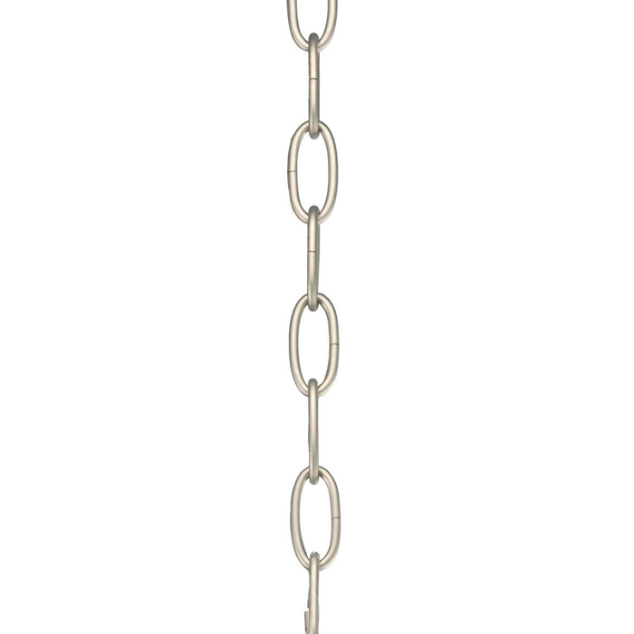 Progress Lighting Accessory Chain -10 Foot Of 9 Gauge Chain In Burnished Silver (P8757-126)