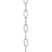 Progress Lighting Accessory Chain -10 Foot Of 9 Gauge Chain In Burnished Silver (P8757-126)