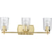 Progress Lighting Adley Collection Three-Light Bath And Vanity (P300156-012)