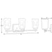 Progress Lighting Adley Collection Three-Light Bath And Vanity (P300156-031)